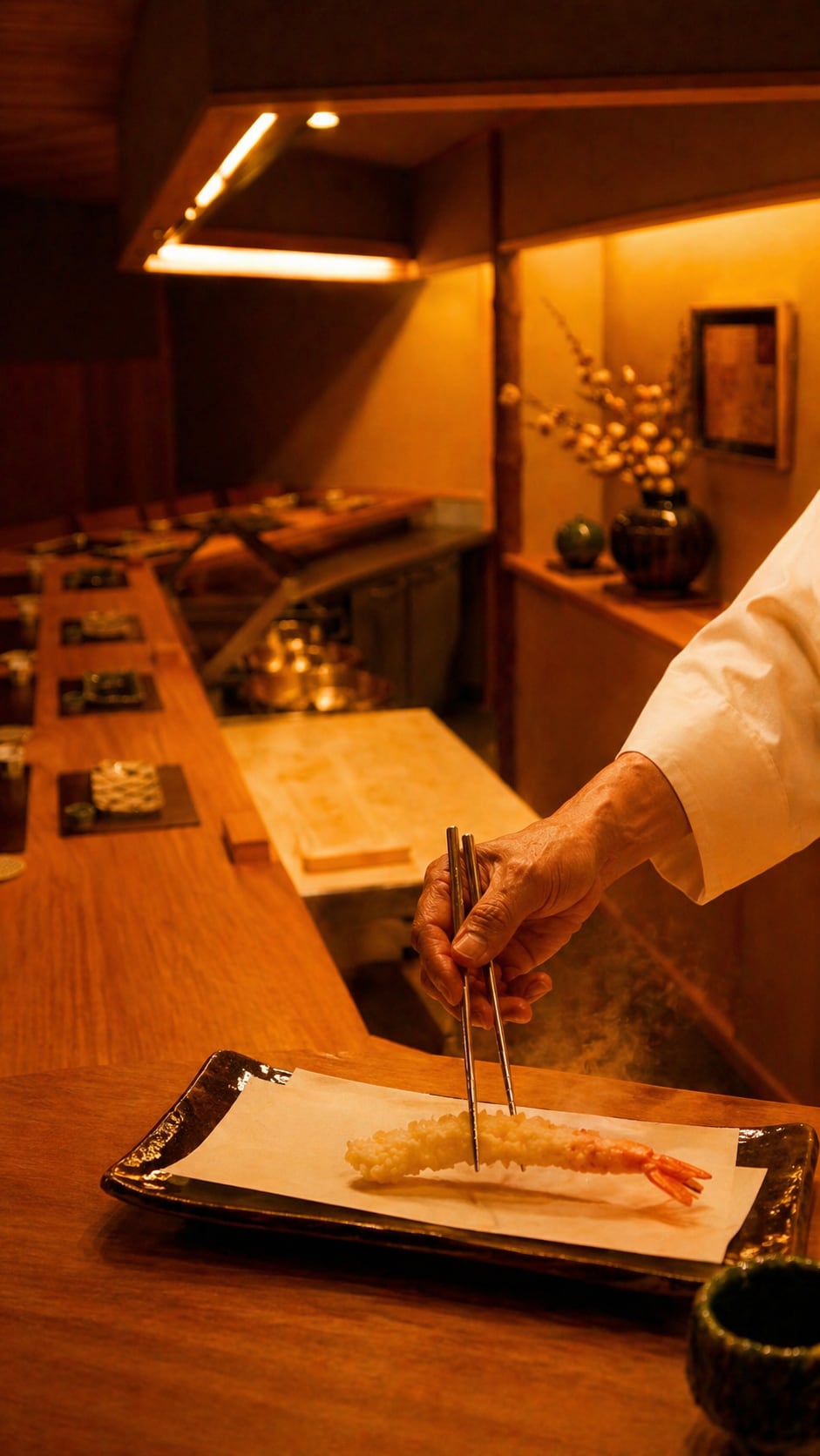 揚げたての天ぷら