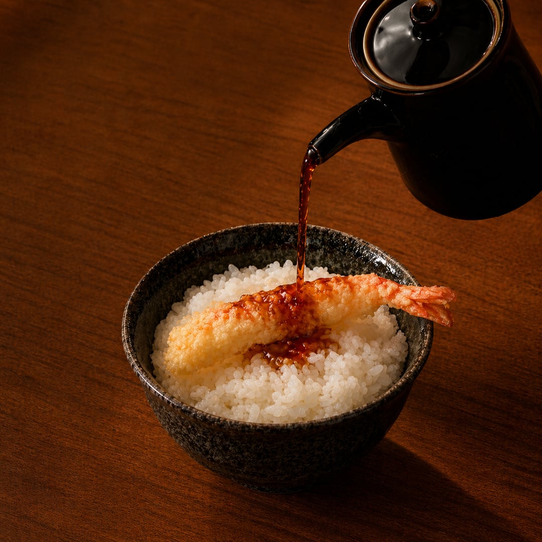 天丼ダレで食べる天ぷら